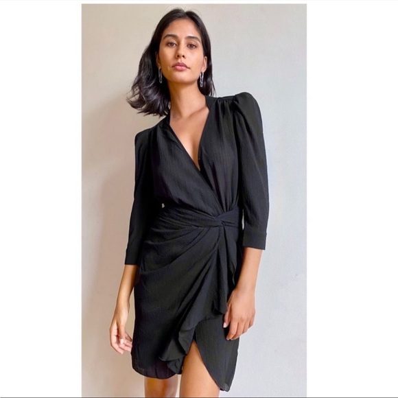 NWOT Ba&sh black Isee dress - Picture 1 of 14